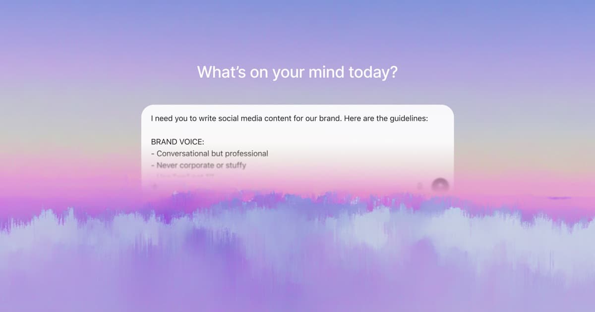 O ChatGPT não conhece a voz da sua marca